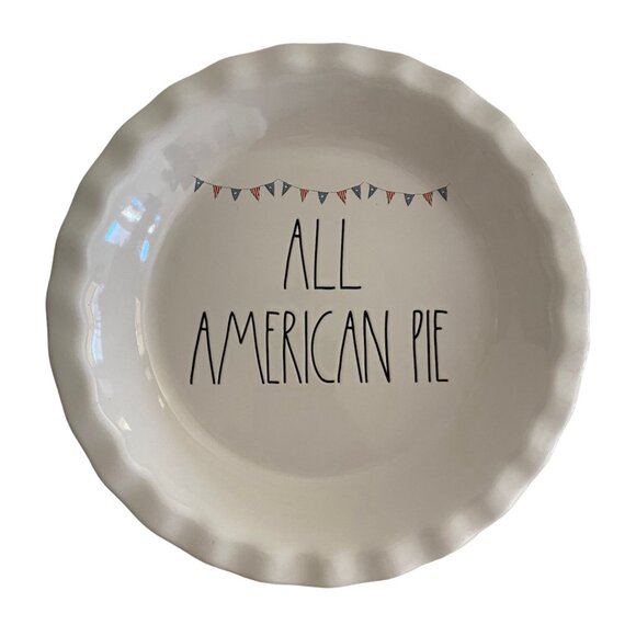 ❌SOLD❌ Rae Dunn All American Pie Plate - Picture 3 of 3